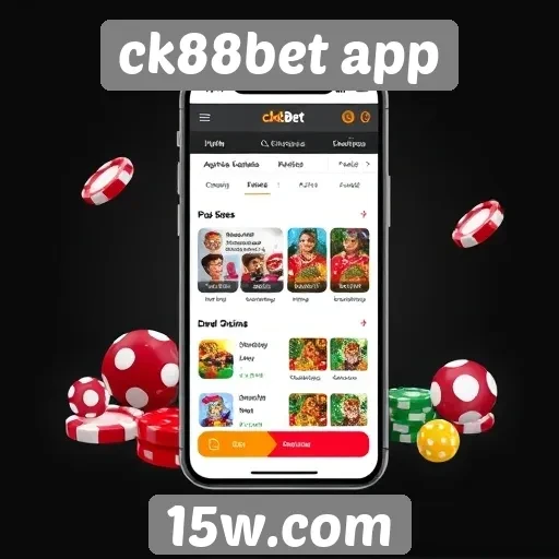 novidades no design do site ck88bet app